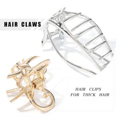 CAKURE medium 4.5 inch clip suits up or down styles.