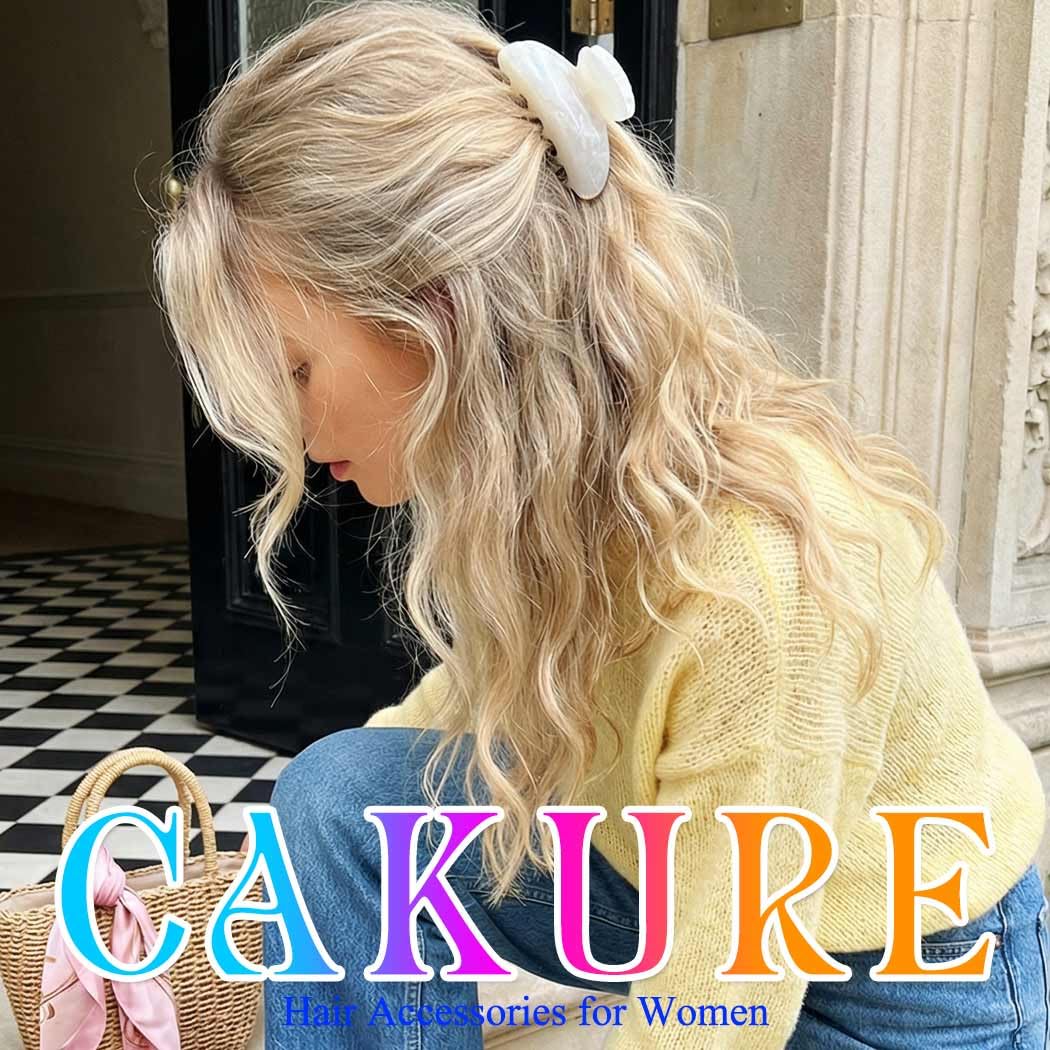 Regalo ideal CAKURE: pinzas acrílicas para mujeres y niñas.
