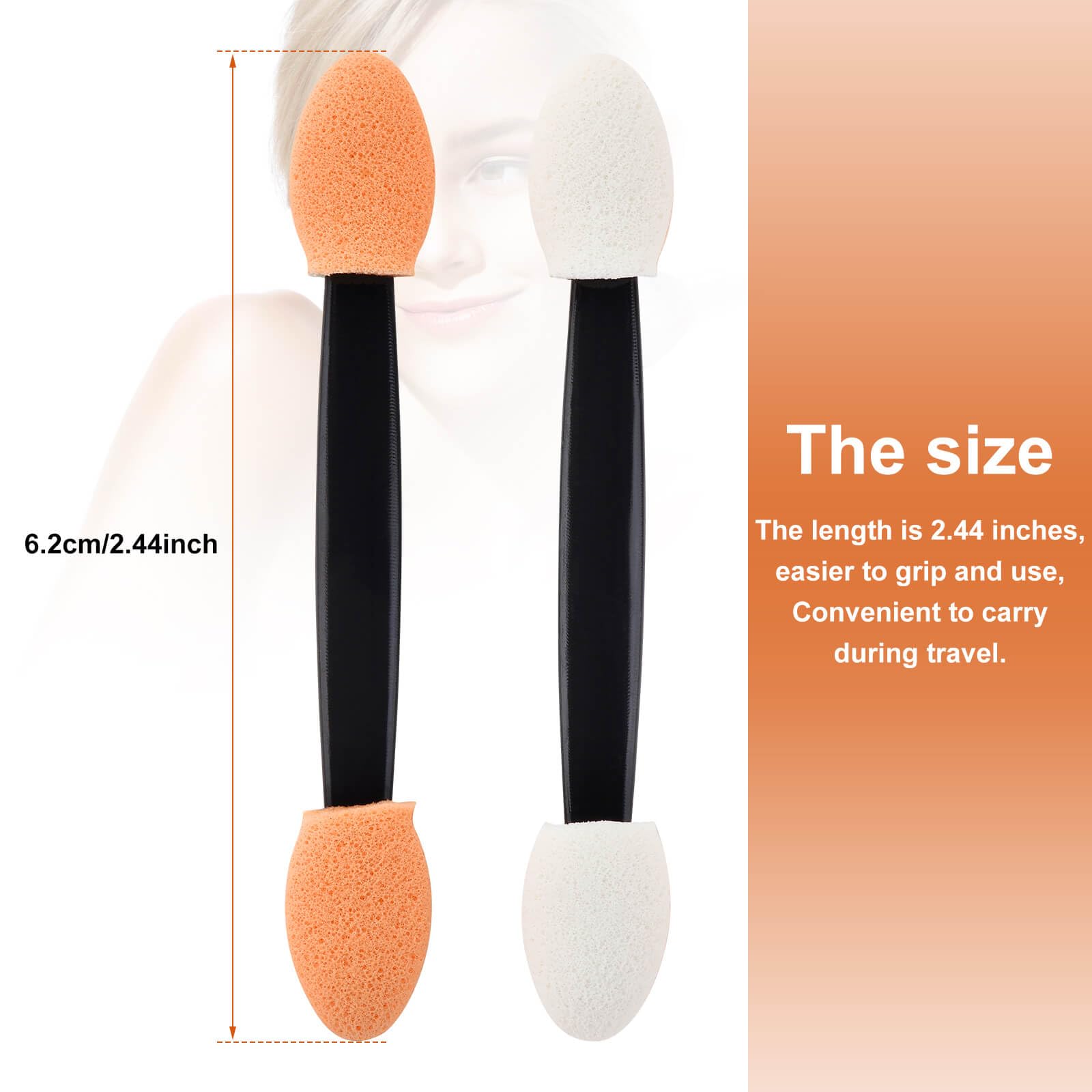 Cakvank dual-sides eyeshadow brushes for precise blending and even color payoff.