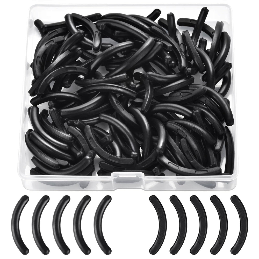 Cakvank eyelash curler refill close-up showing premium silicone for a smooth curl.