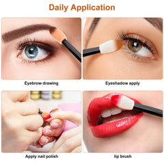Cakvank travel-friendly disposable applicators simplify touch-ups on the go.