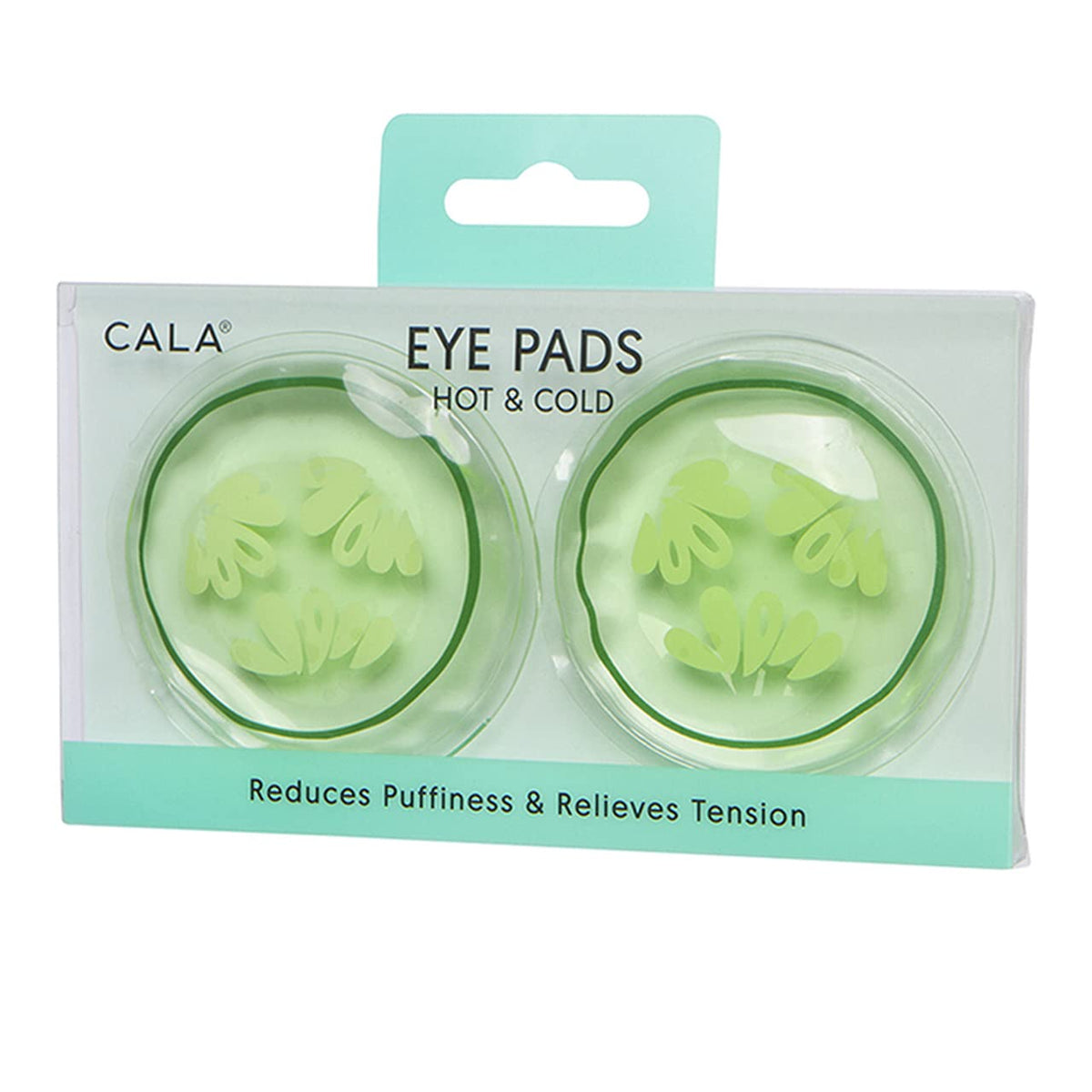 Almohadillas Cala para ojos con pepino, calor suave para relajación.