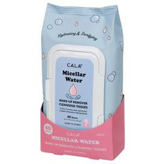 CALA micellar water cleansing tissues remove makeup gently and refresh skin on the go