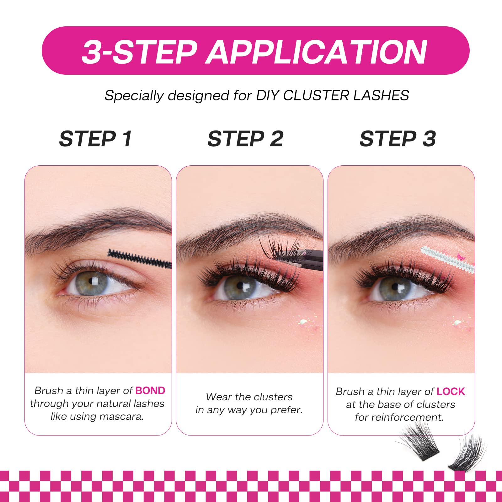CALAILIS Lash Bond and Seal gentle, odorless formula for sensitive eyes