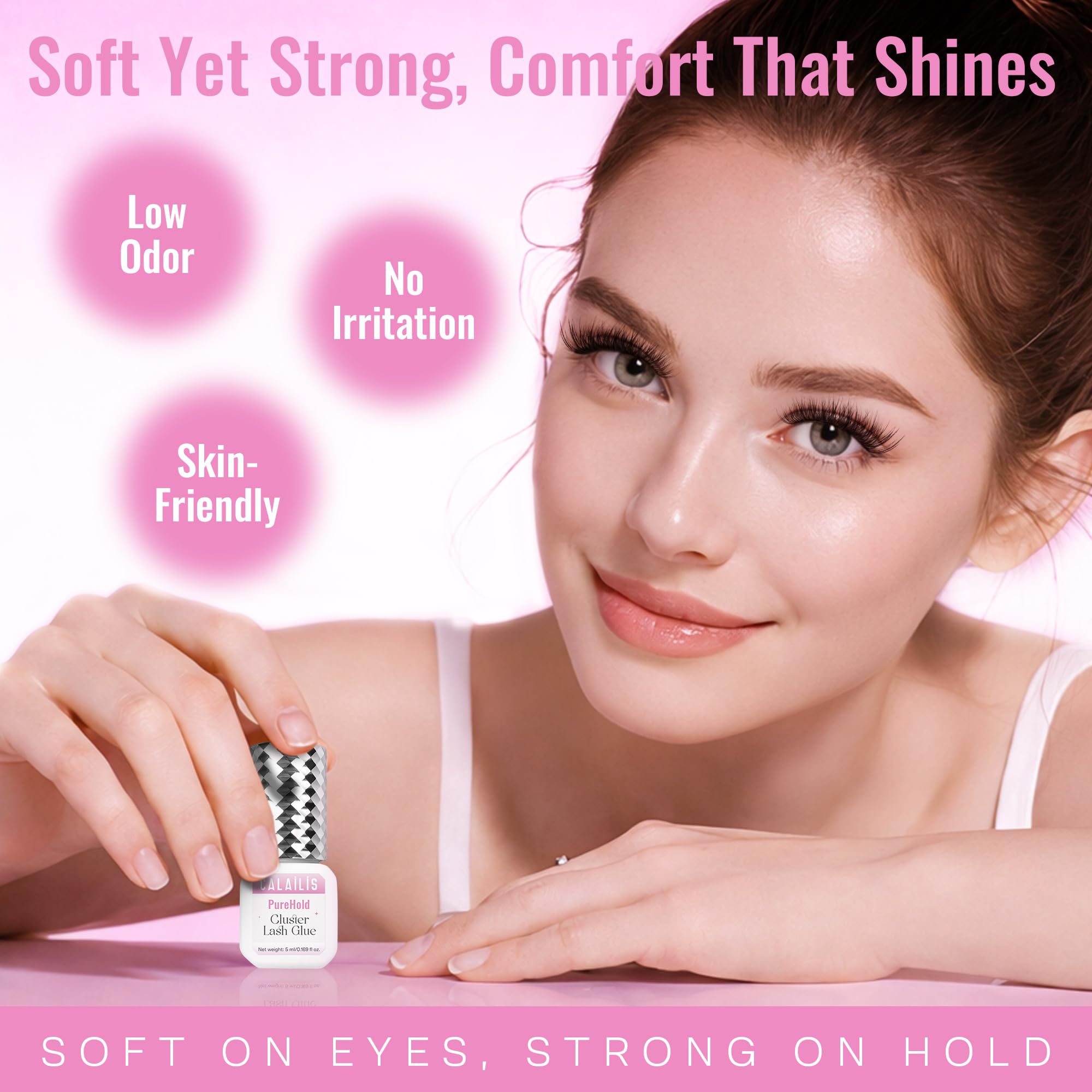 CALAILIS professional-use glue displayed for salon-quality results.