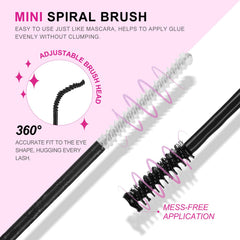 CALAILIS Lash Sealer clear jelly extends wear to 72+ hours