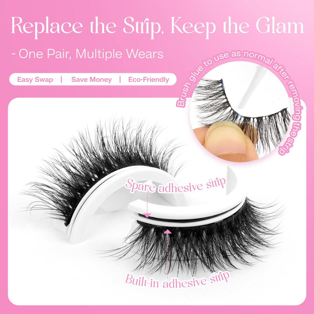CALAILIS round-eye lashes make a bold statement with easy removal