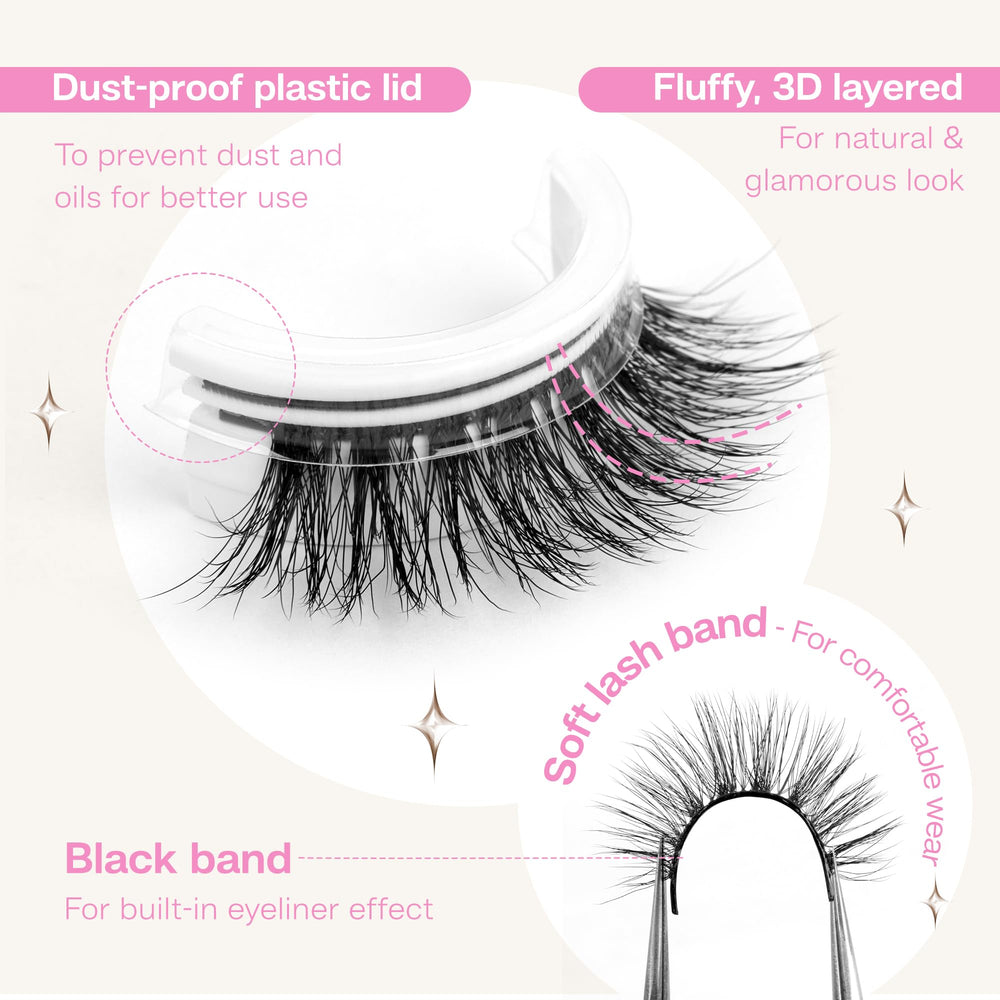 CALAILIS soft fluffy lashes add gentle volume and natural texture