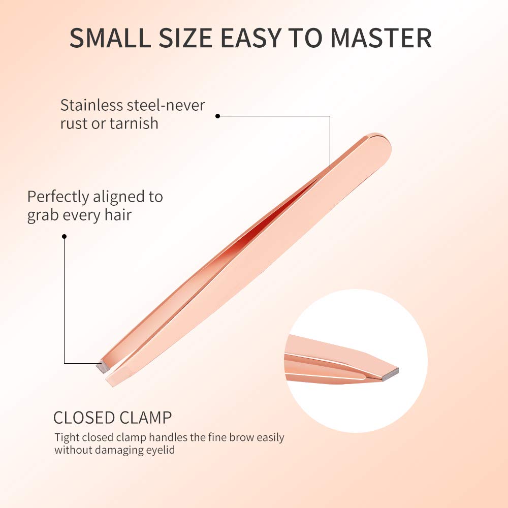 Calary Arroyner rose golden curved clip for precise lash alignment