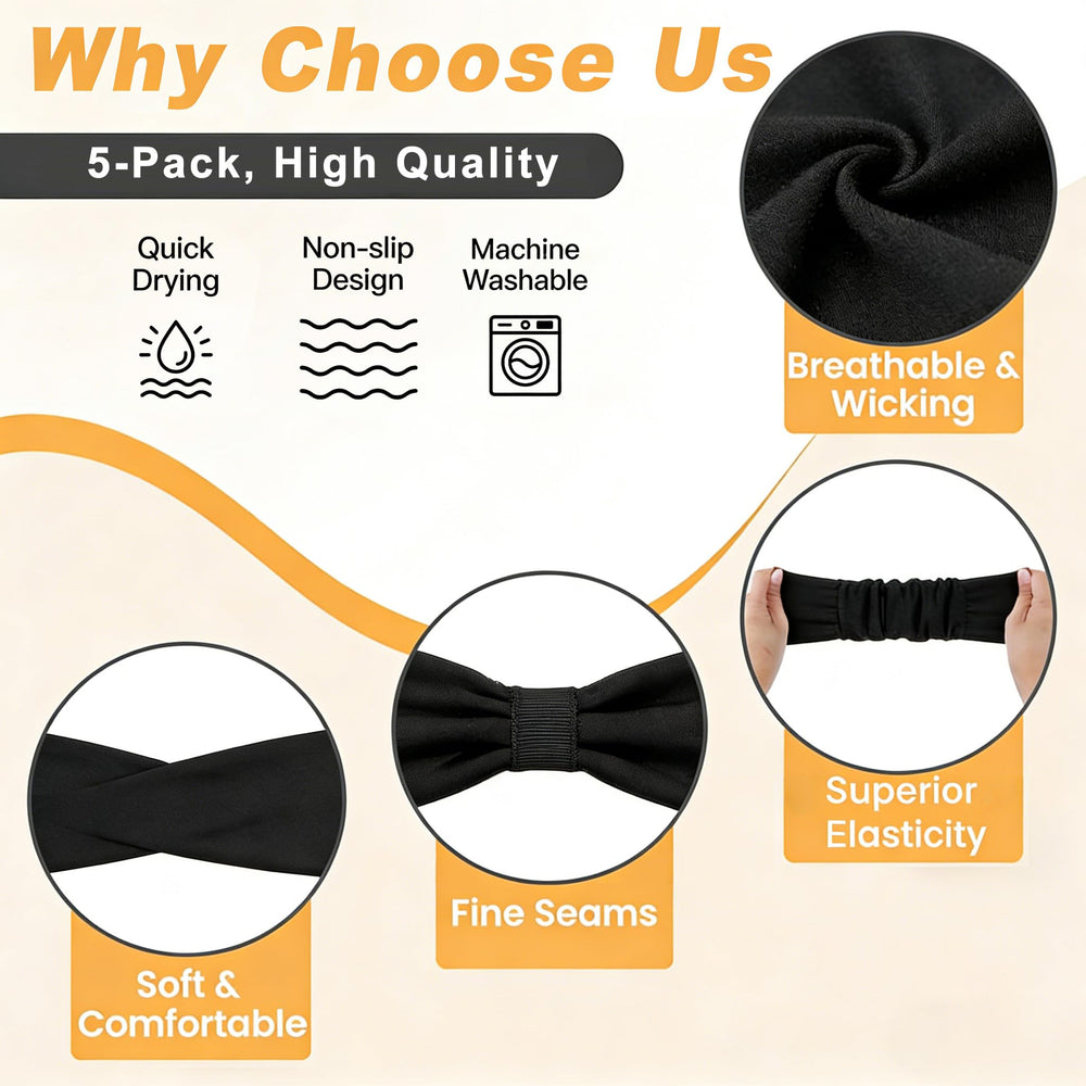 Banda Calbeing para yoga, absorbe sudor con tacto suave.