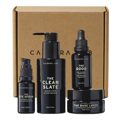 Caldera + Lab Clean Slate bottle for gentle cleansing and impurity removal.