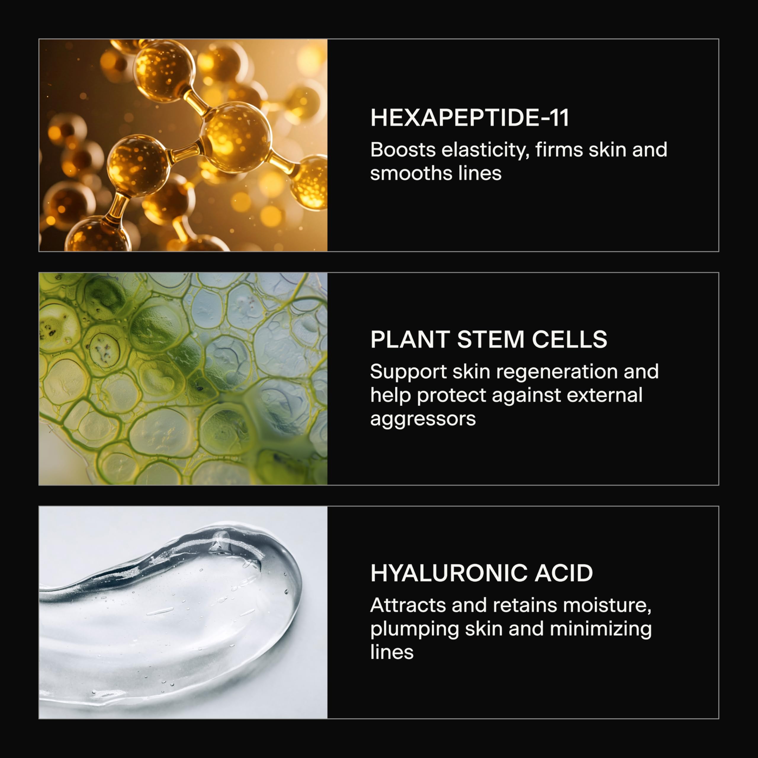 Caldera + Lab Eye Serum pump shown for convenient morning and night use