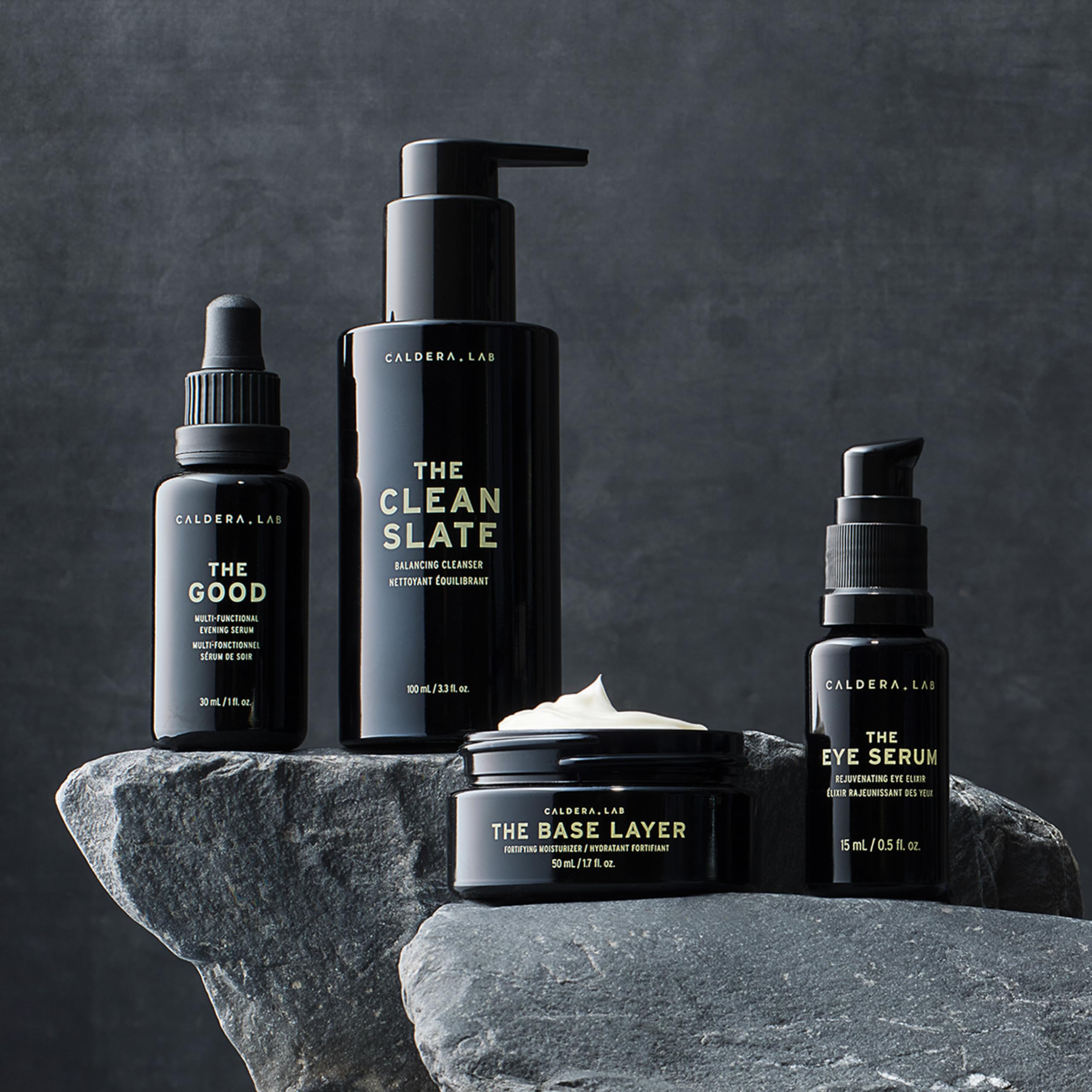 Caldera + Lab The Good night serum with botanicals for overnight nourishment.