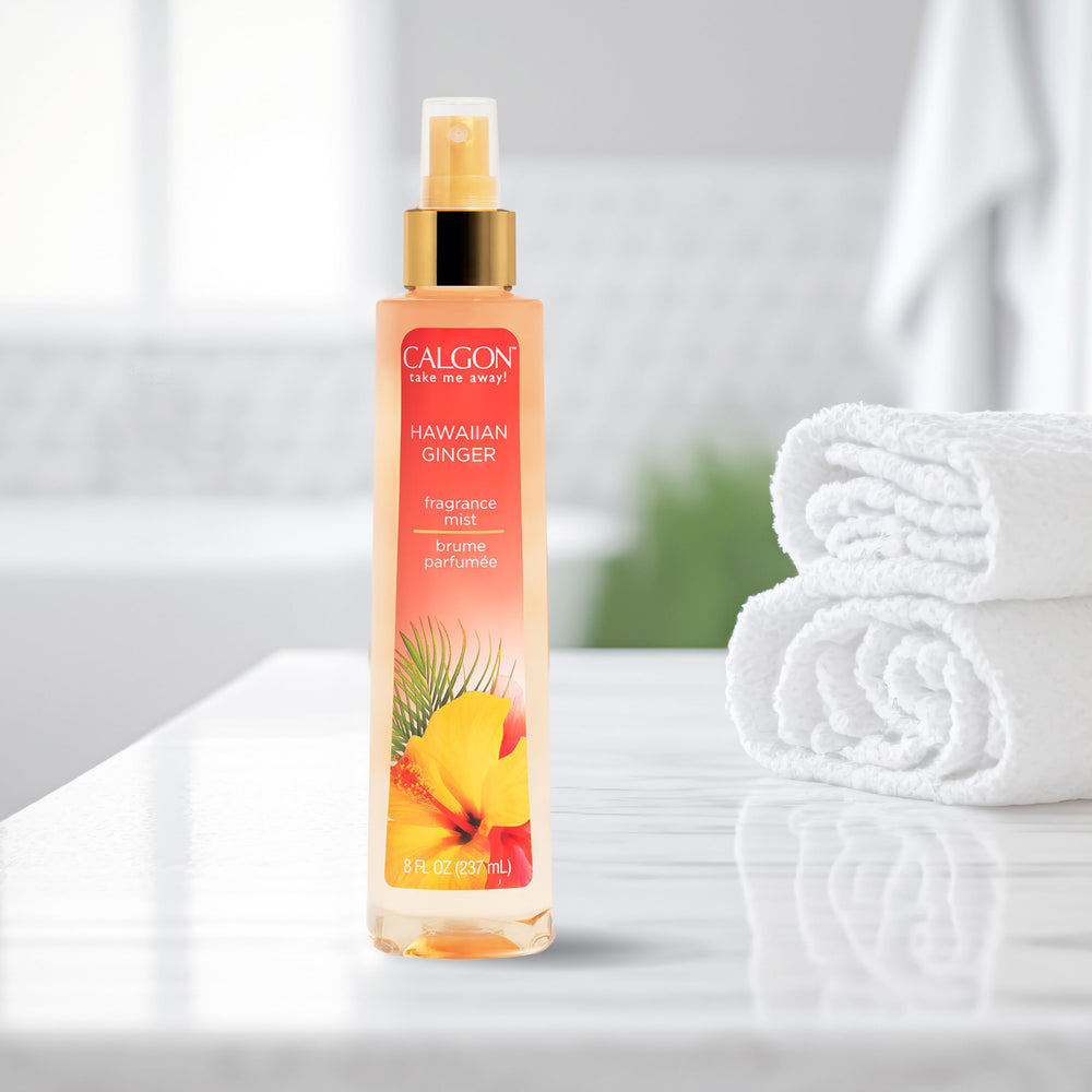 Pairing Calgon Hawaiian Ginger mist with Skin Nourishing Body Cream for hydration.