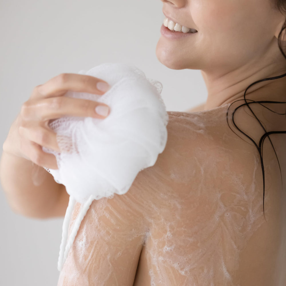 Calgon Morning Glory fragrance-jasmine — jasmine note adds a bright, uplifting aroma.