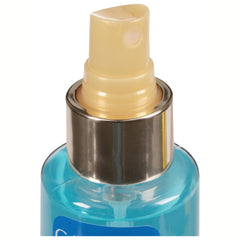 Calgon Morning Glory fragrance label close-up highlights branding and elegant design.