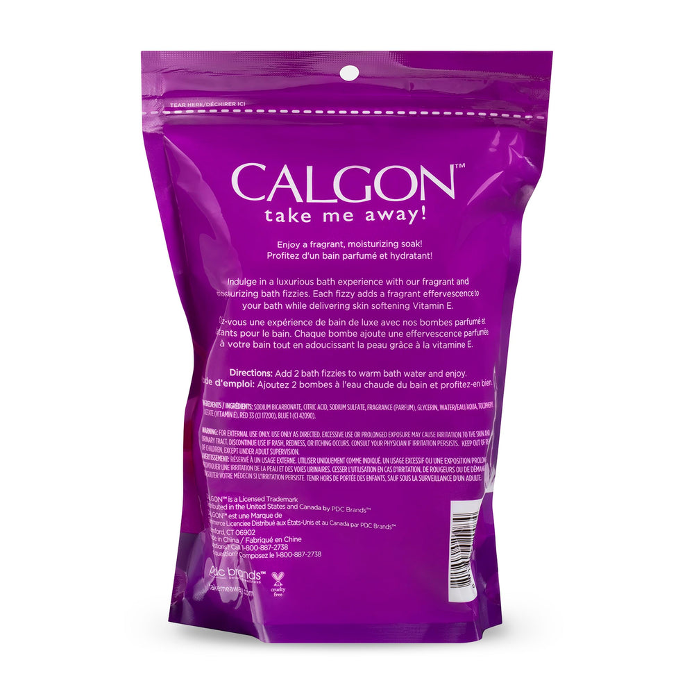 Calgon textura suave que hidrata ligeramente durante el baño.