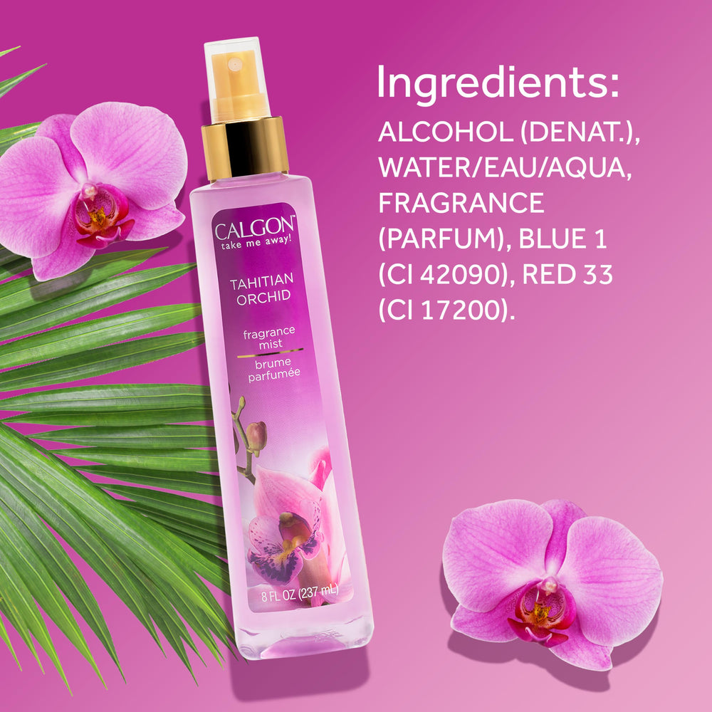 Calgon Tahitian Orchid-packaging-photos highlight premium fragrance gift-ready appeal.