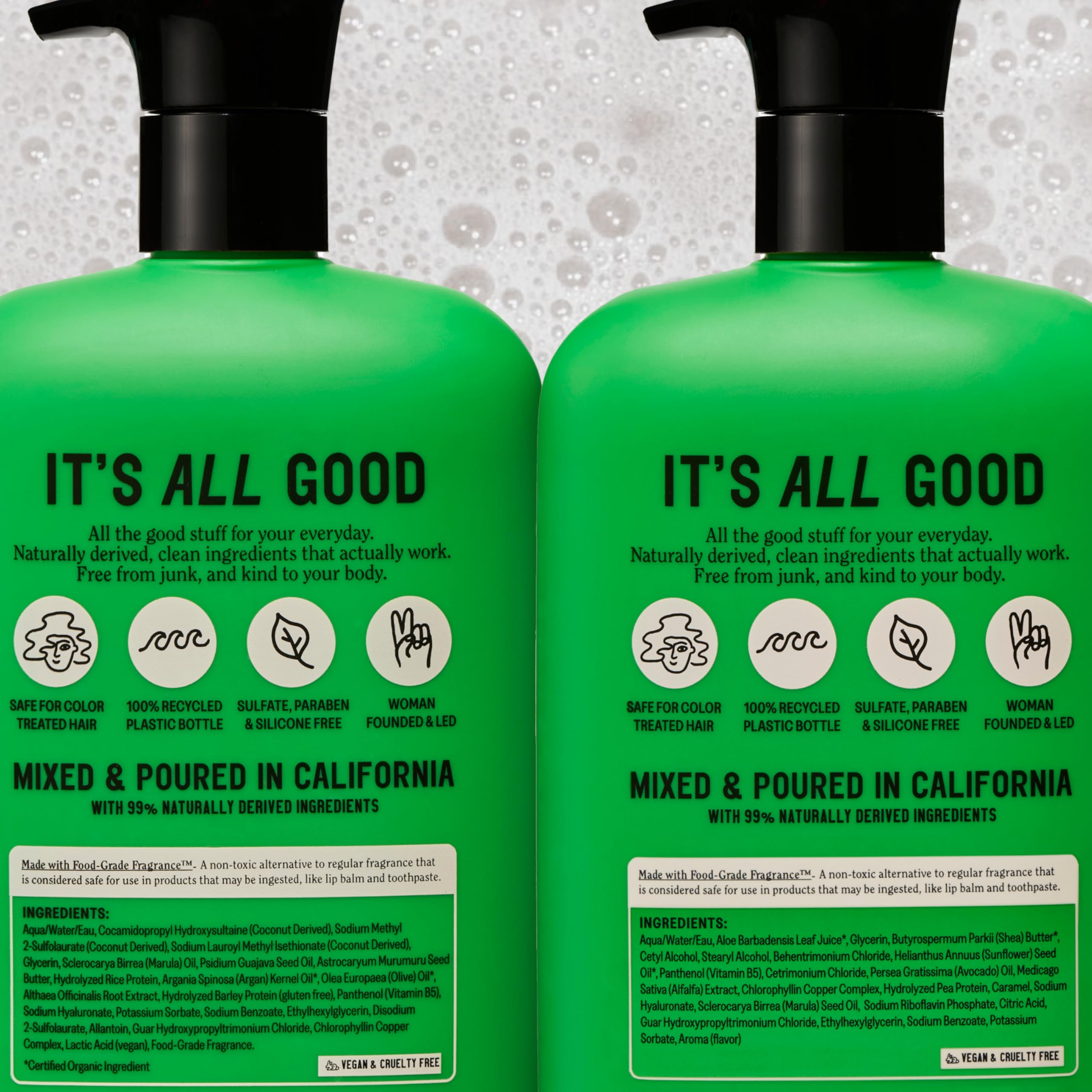 California Naturals product on clean bathroom shelf ready for daily routine