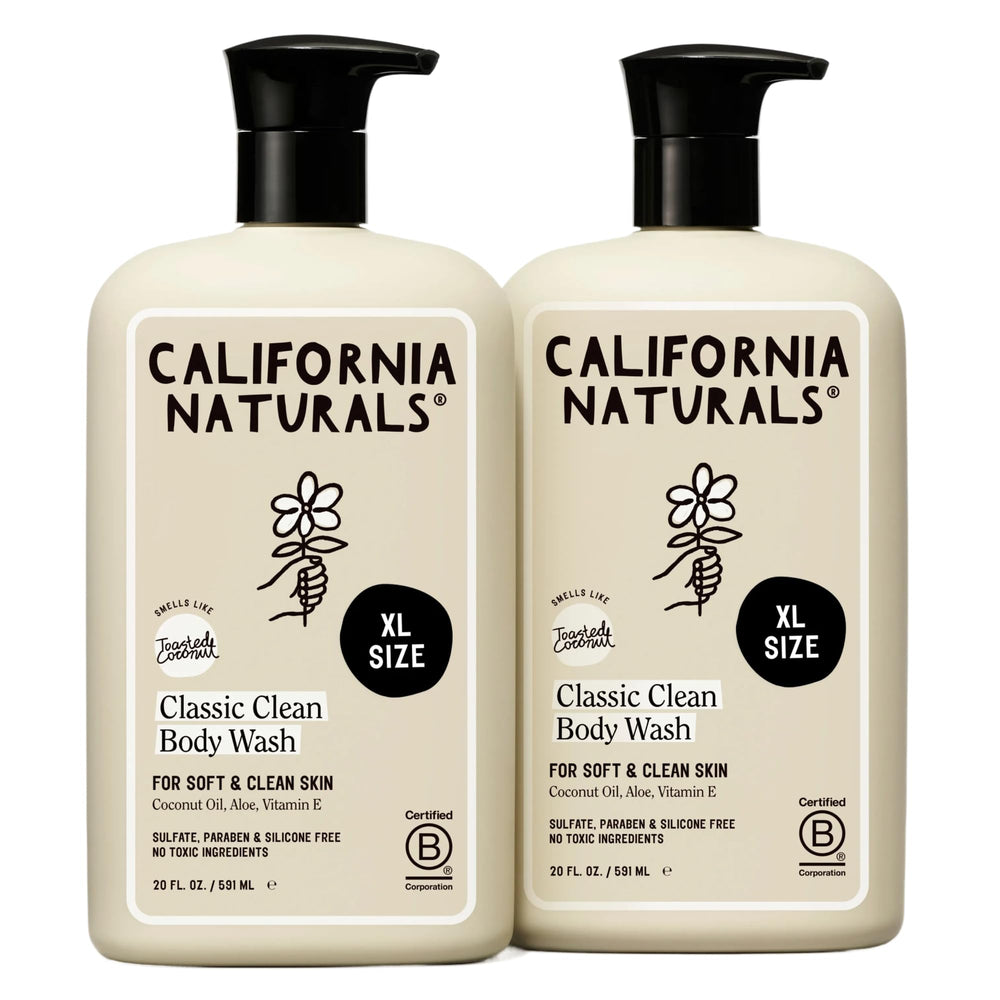 California Naturals Classic Clean bottle with pour for daily refreshing cleansing.