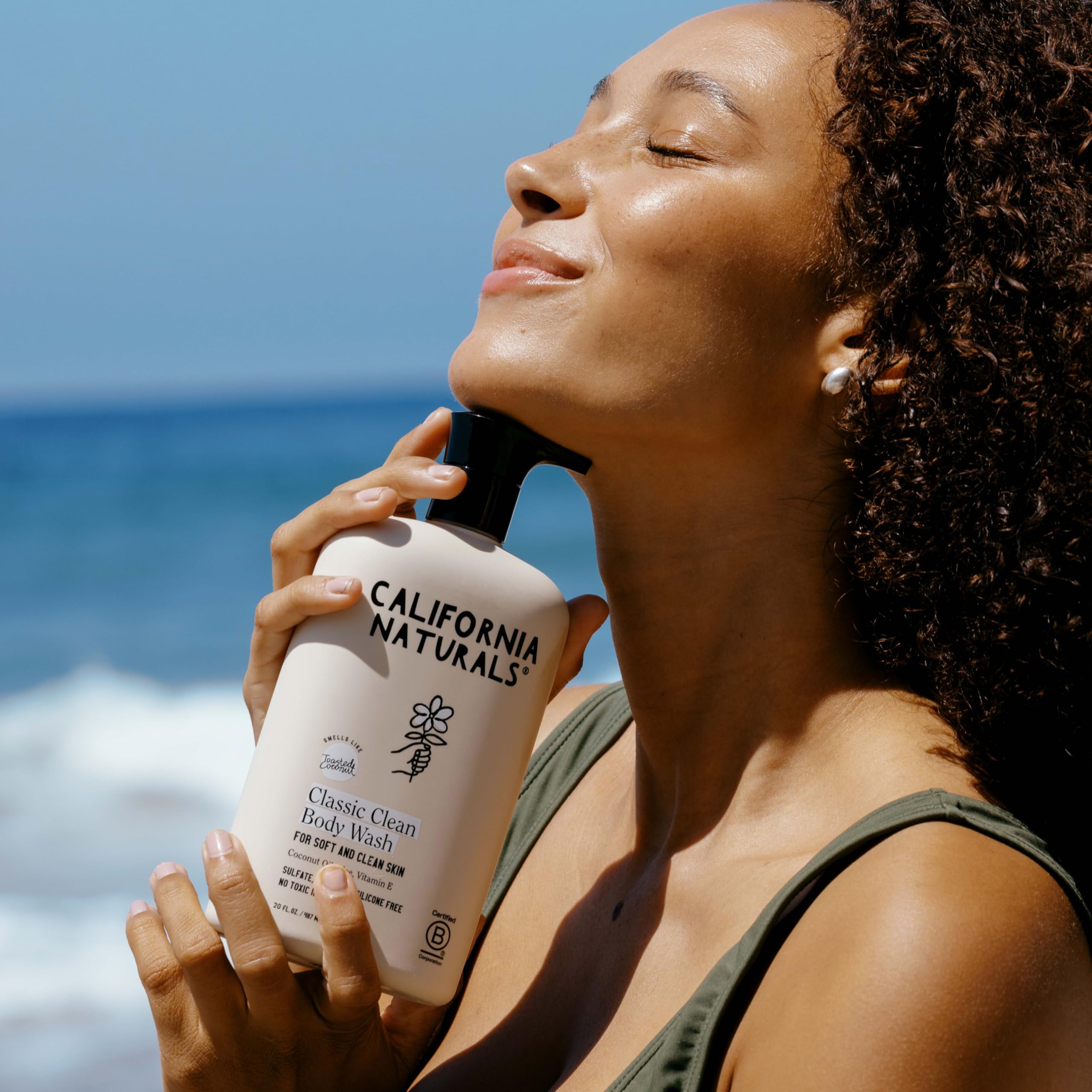 California Naturals Classic Clean ingredients label shows sulfate- and paraben-free formula.