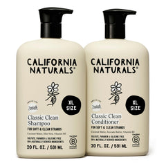 California Naturals coconut shampoo bottle for silky, manageable hair