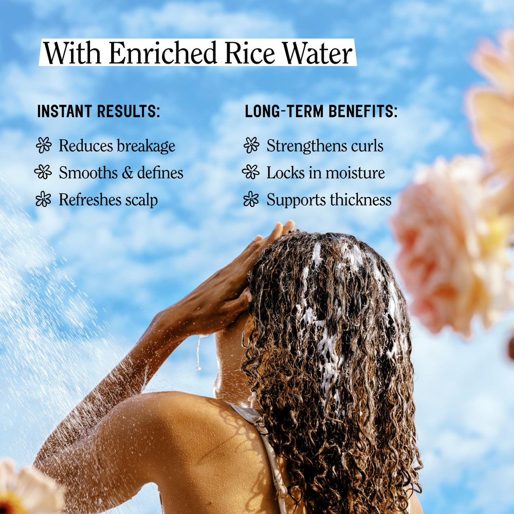 Rizos definidos y brillantes con California Naturals, sin frizz.