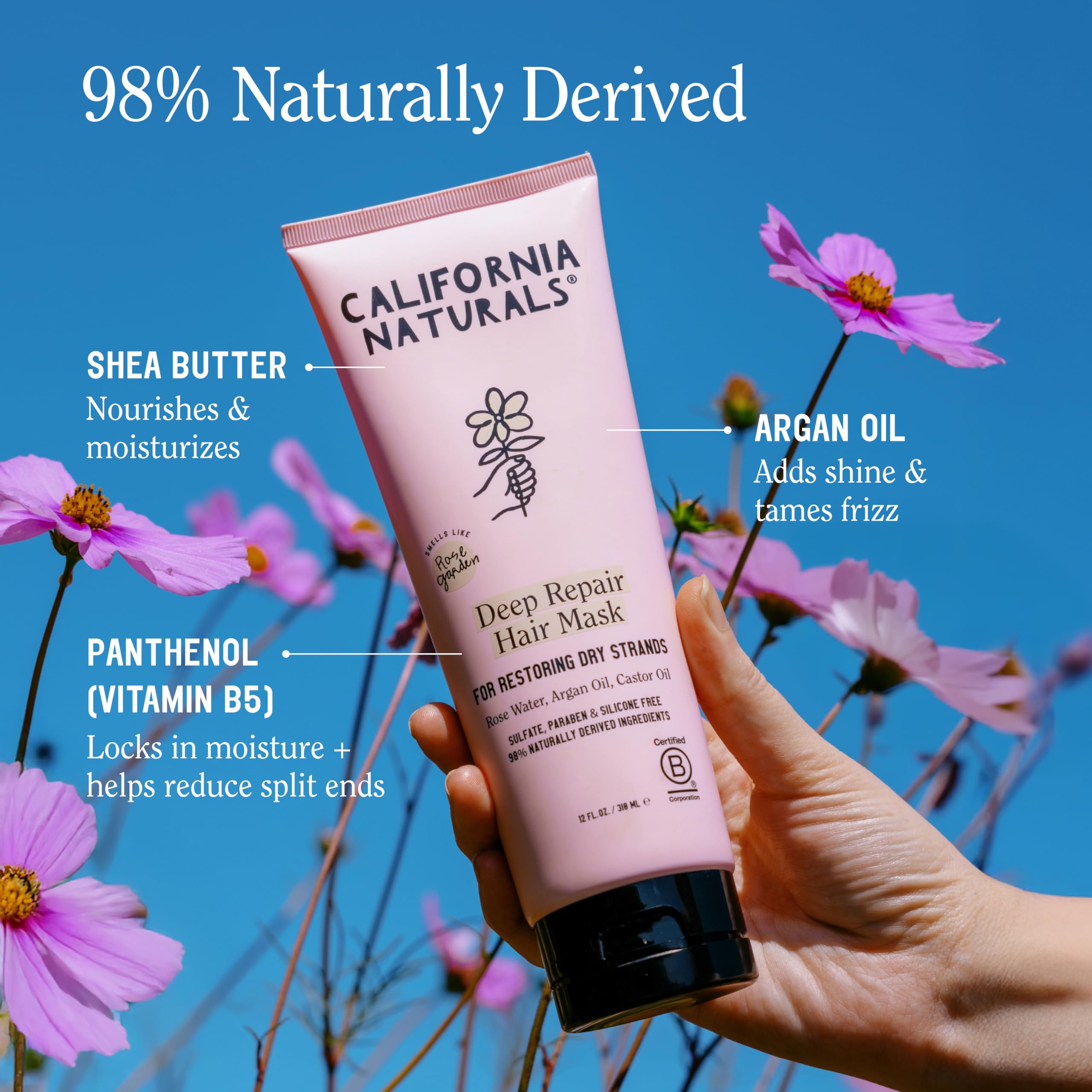 California Naturals Deep Repair aceite de argan para fortalecer y elasticidad.