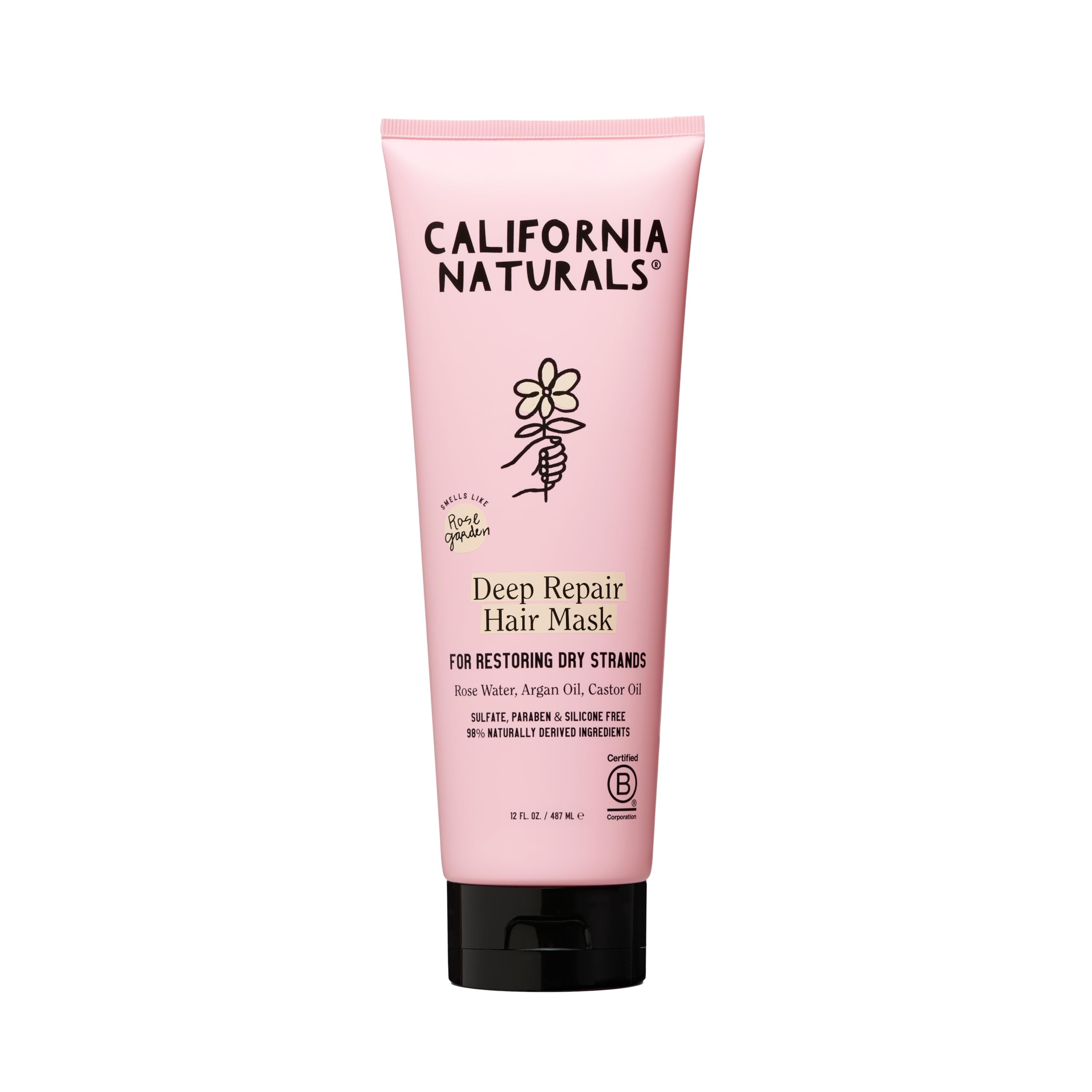 California Naturals Deep Repair mascarilla cabello textura cremosa para hidratación profunda.