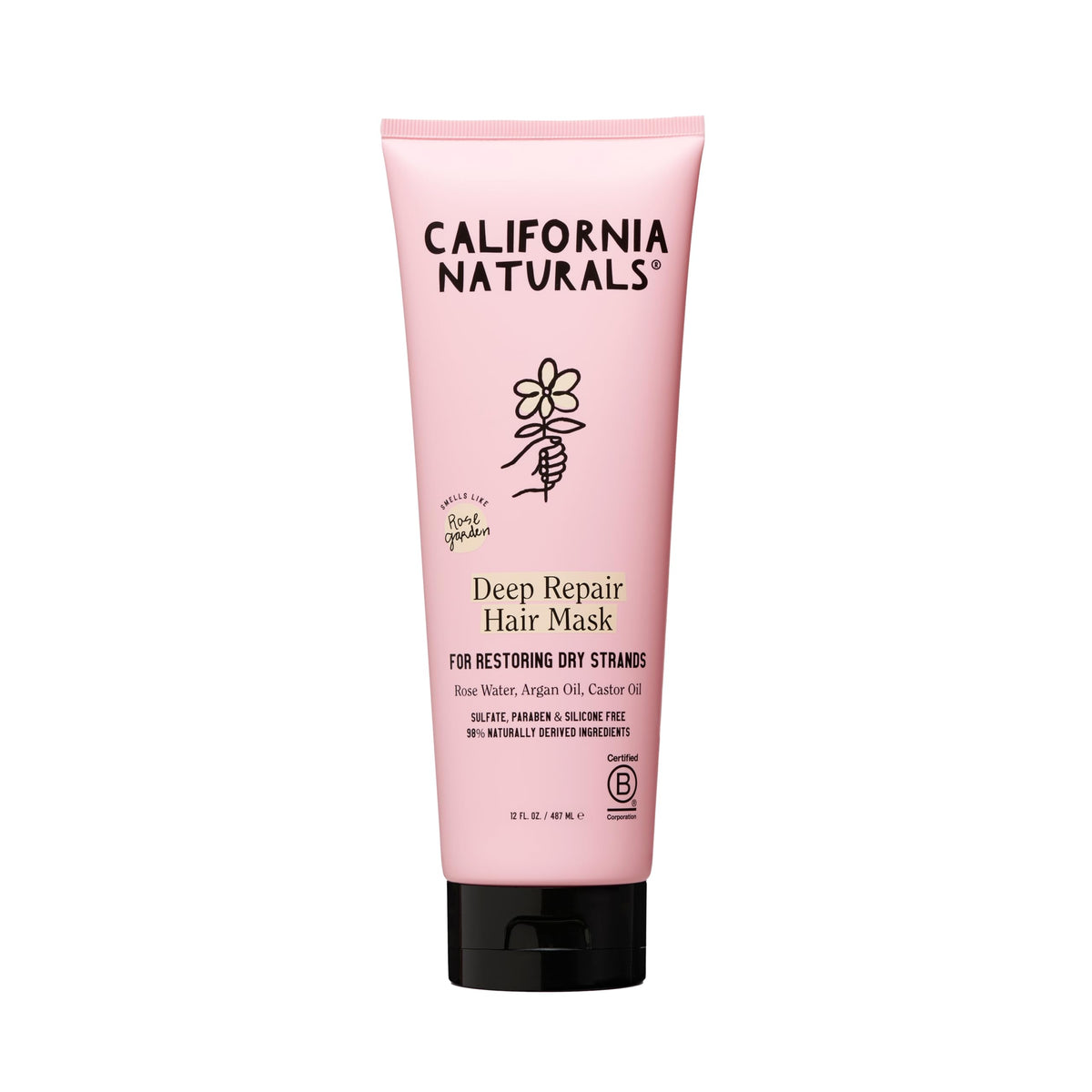 California Naturals Deep Repair mascarilla cabello textura cremosa para hidratación profunda.