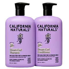 California Naturals Dream Curl Shampoo bottle demonstrates a hydrating cleanse for curly hair.