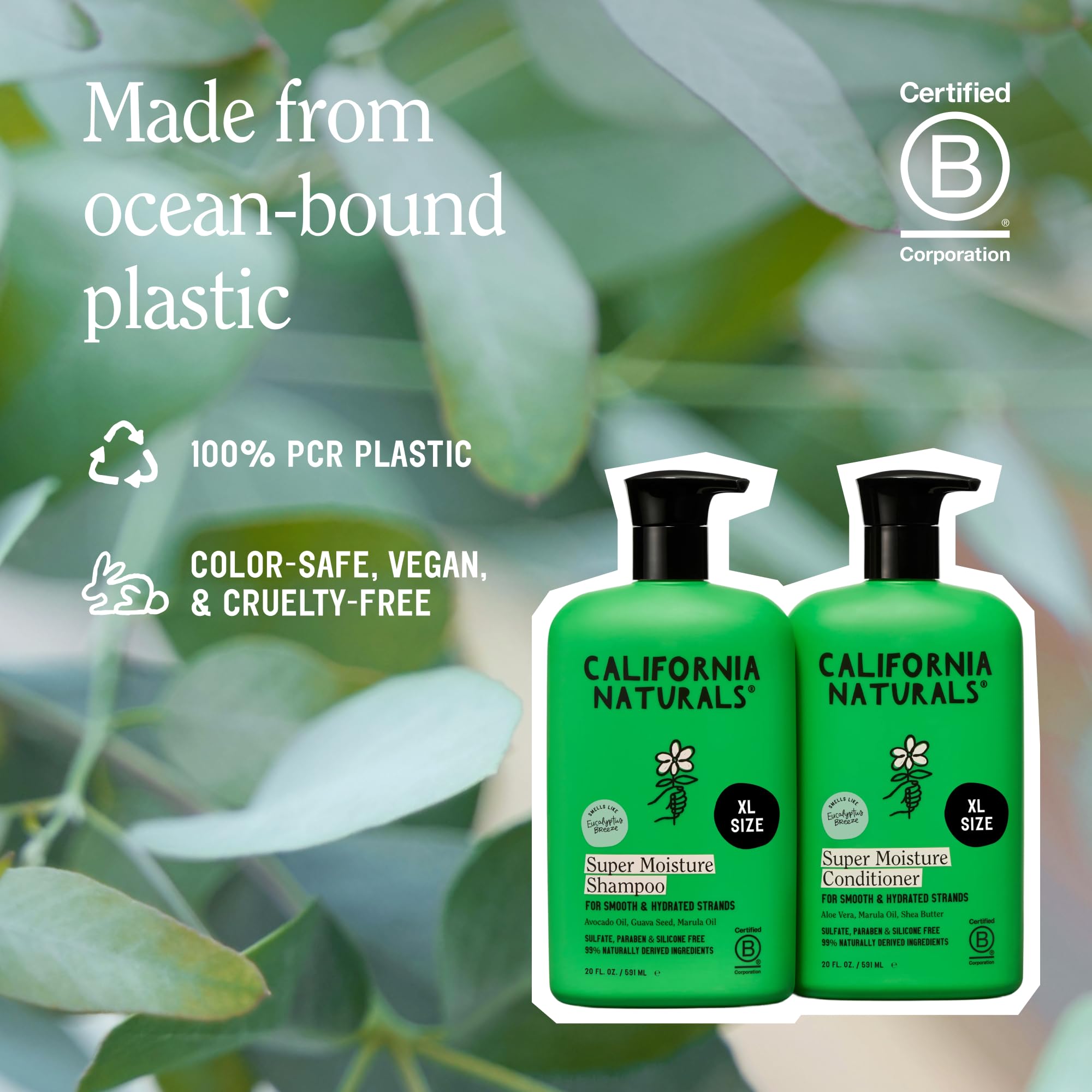 California Naturals vegan cruelty-free icon on packaging stands for ethical care