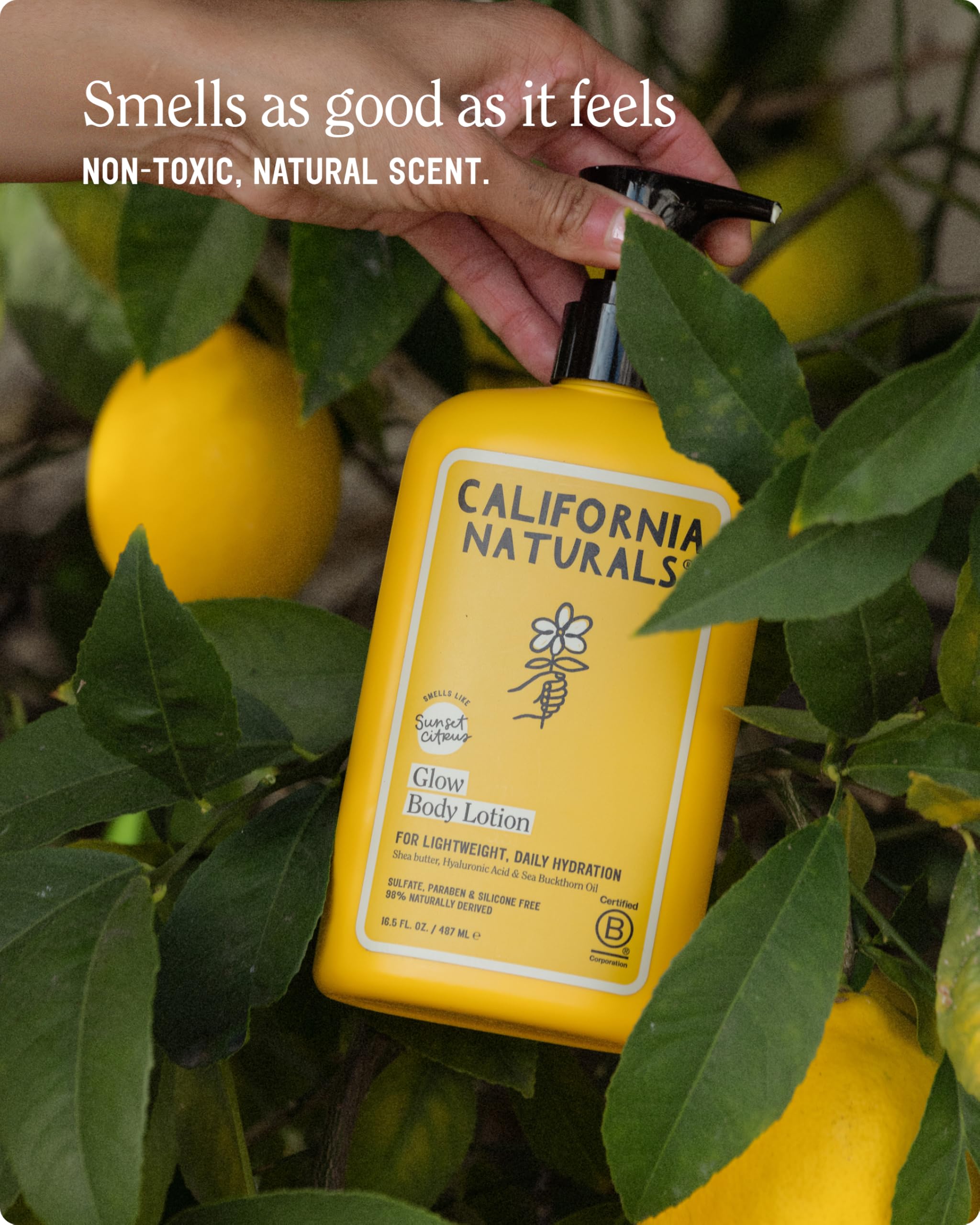California Naturals Glow fórmula ligera no grasa para uso diario