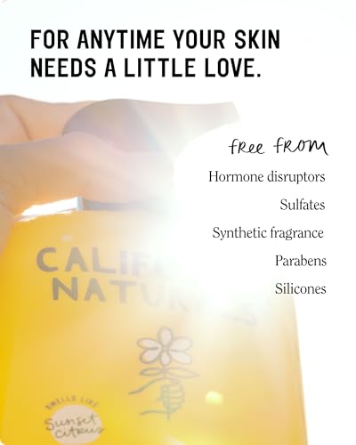 California Naturals Glow con manteca de karité y ácido hialurónico para hidratación