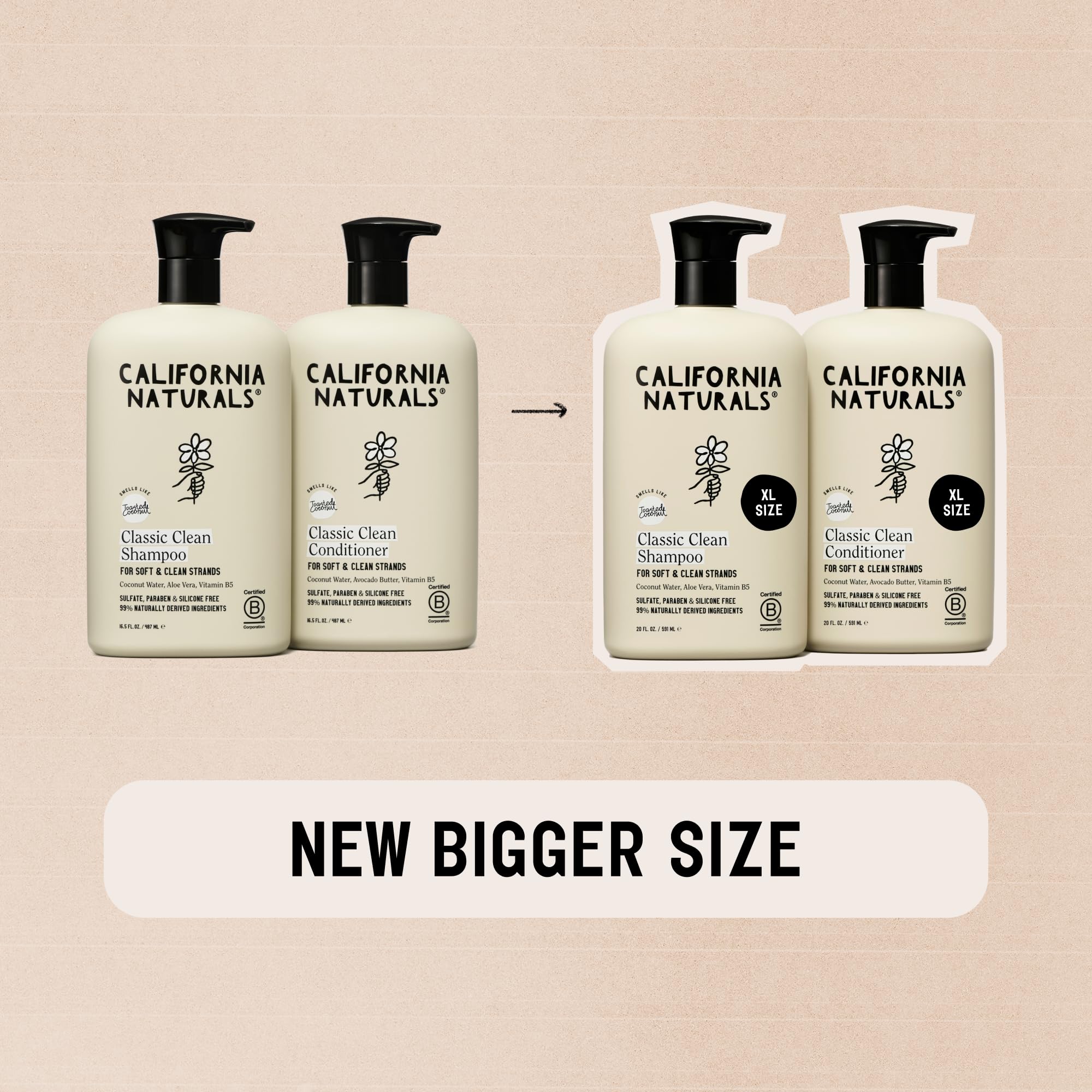 California Naturals packaging shows cruelty-free and vegan messaging