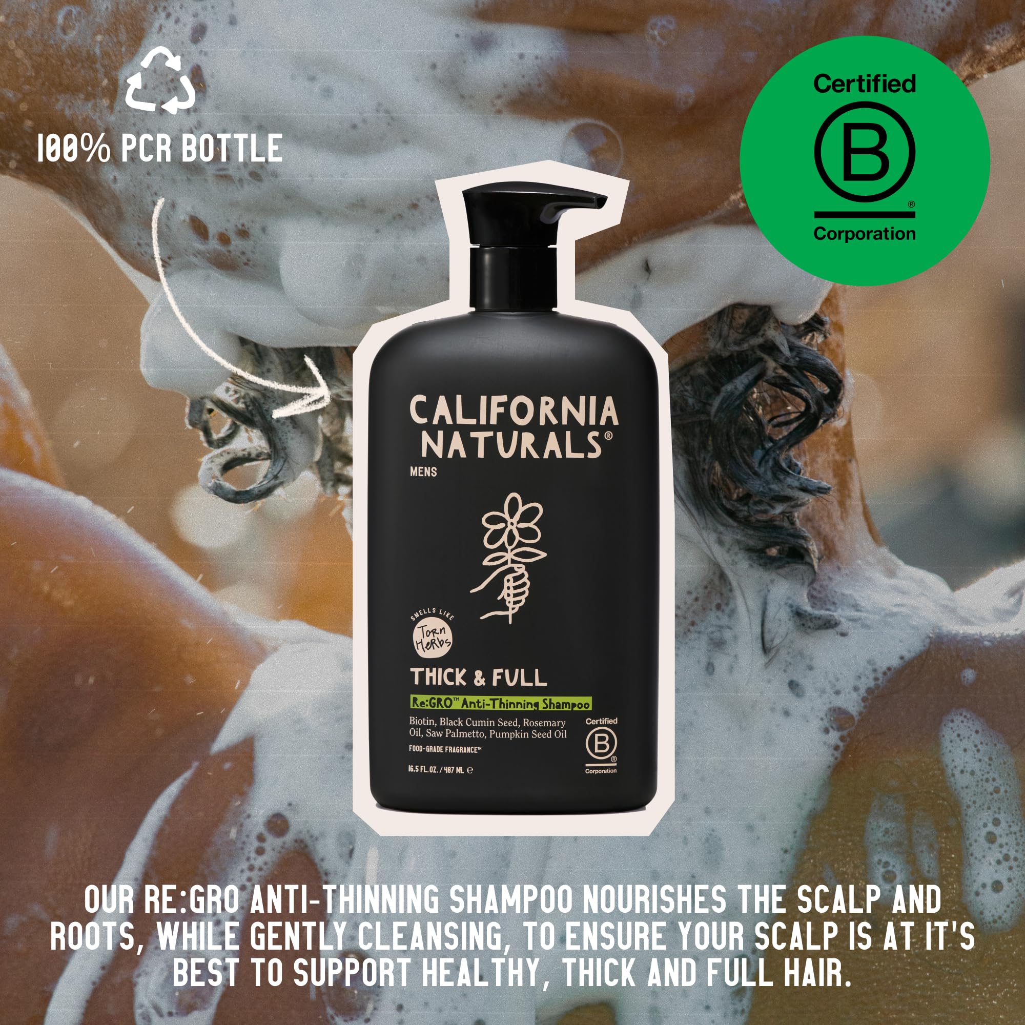 Aceite semilla calabaza en fórmula Re:GRO para equilibrio capilar