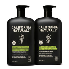 California Naturals Re:GRO shampoo bottle promotes scalp support and stronger roots