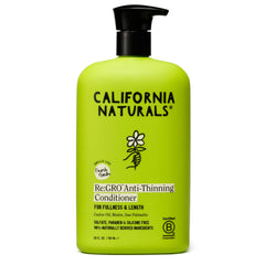 California Naturals Re:GRO acondicionador botella frontal cabello más nutrido y suave