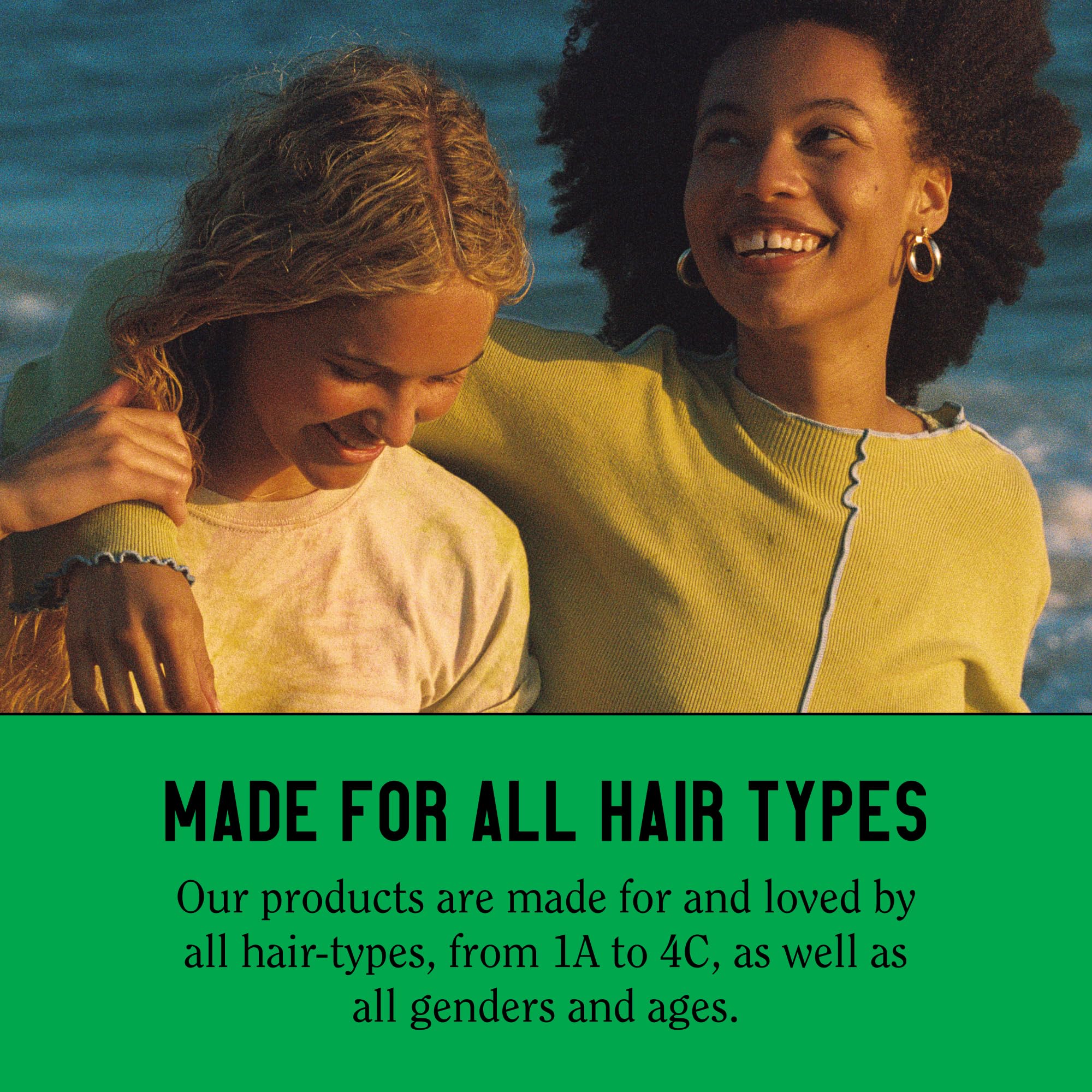 California Naturals: cabello lavado se ve suave y manejable.