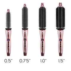Calista Perfecter Pro heat safe bristles close up highlighting smooth glide and reduced burns risk