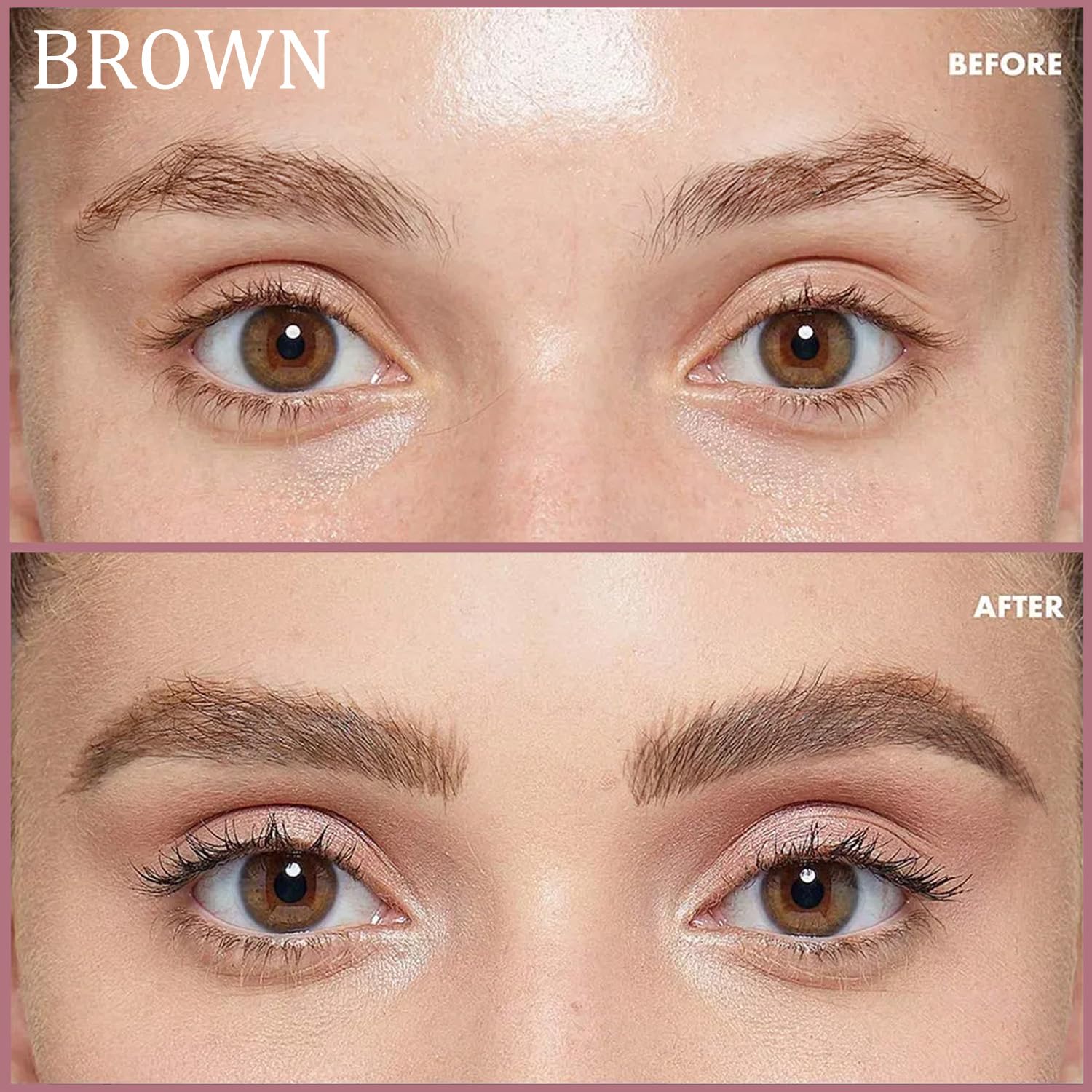 Callmynm brown color tube and precision brush for even application