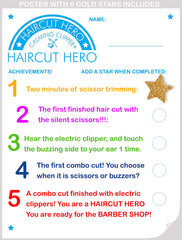 Calming Clipper silent kit with 20 pieces enables quiet, steady clips