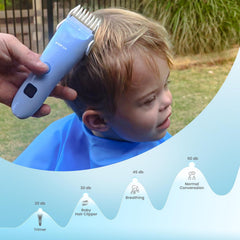 CALMING CLIPPER Step-Up ergonomic handle for comfortable at-home grooming