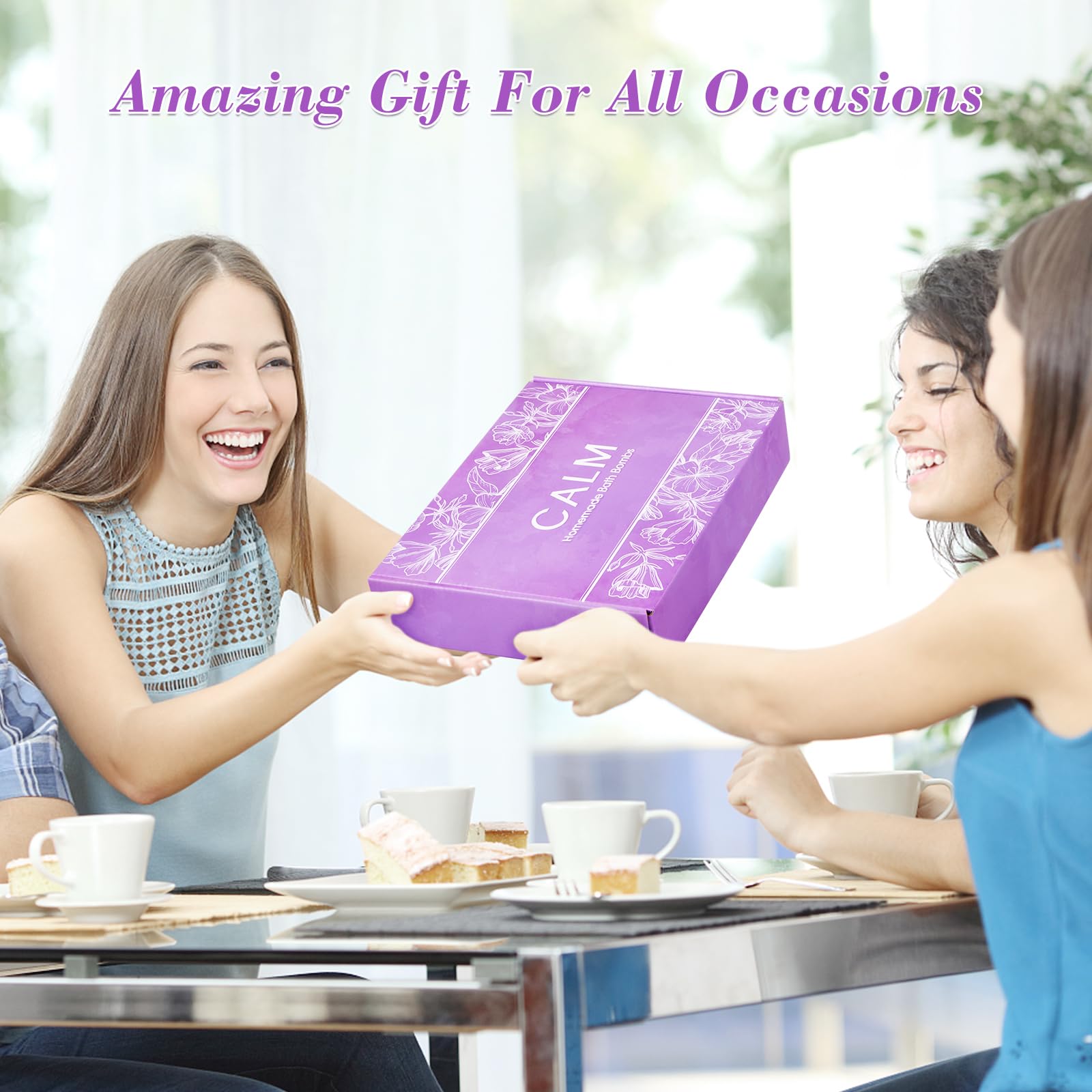 CalmNFiz bombas de baño regalo perfecto para mamá, pareja o amiga
