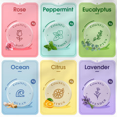 CalmNFiz bombas de ducha de 6 aromas para momentos de spa en casa.