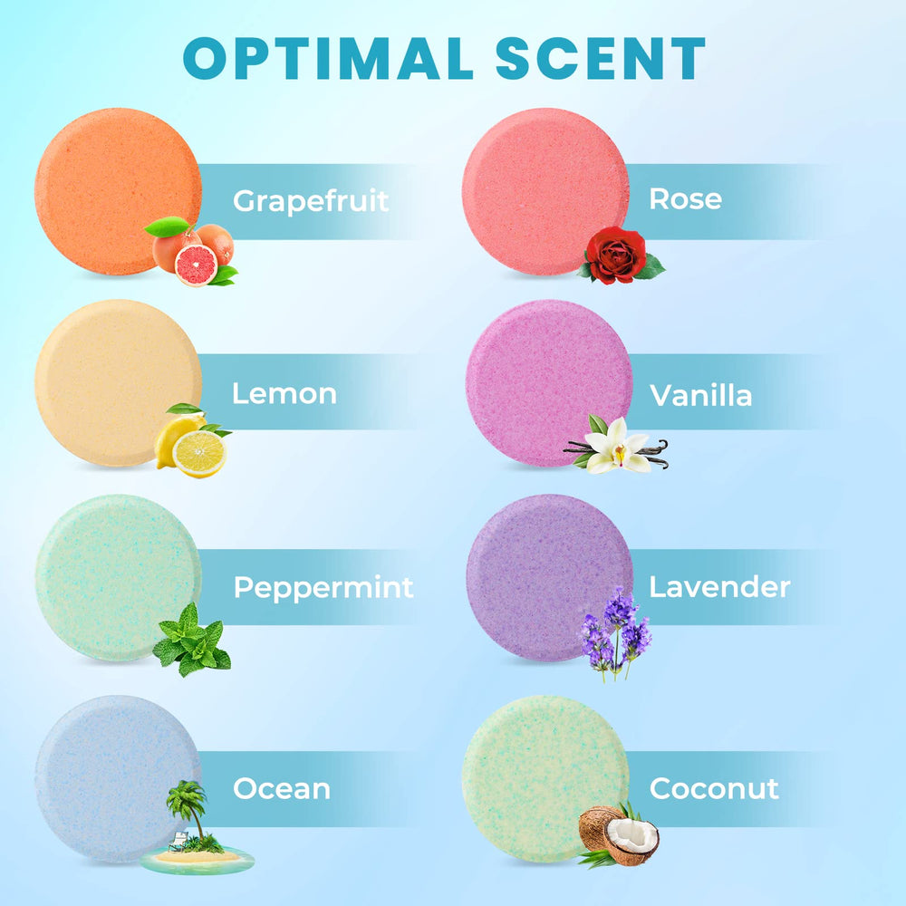 CalmNFiz coco: fragancia tropical para un baño revitalizante.