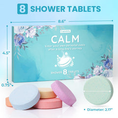 CalmNFiz mentas: aroma vigorizante para despertar la mente durante la ducha.