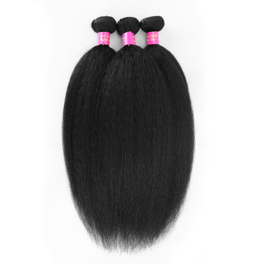 CALNESHIA natural black color blends with hair for seamless look.