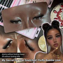 Calphdiar 180D volume clusters image — everyday fullness that blends with natural lashes.