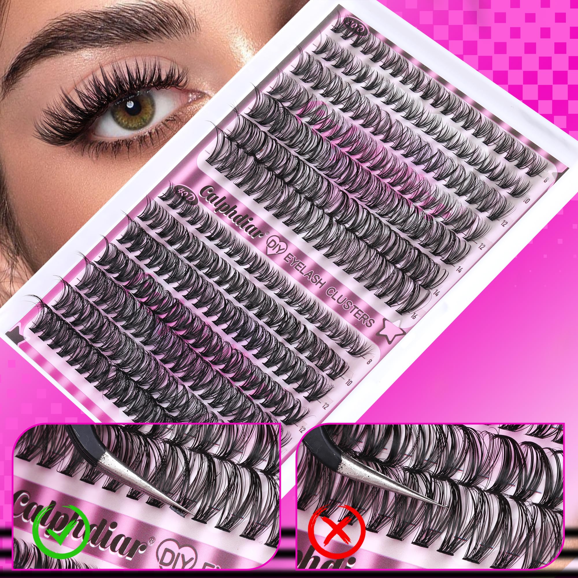 Calphdiar 240-piece pack provides versatile styles for various occasions.